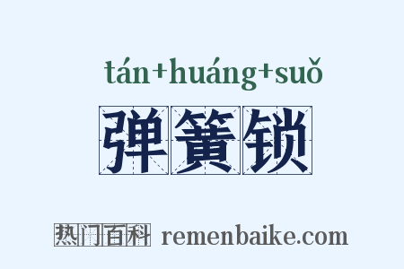 弹簧锁是什么意思的图片